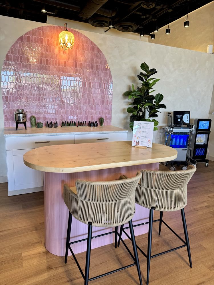 Oasis Face Bar, as built, Tempe, AZ