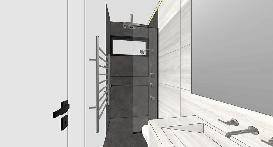 Son bathroom, first presentation, view 1