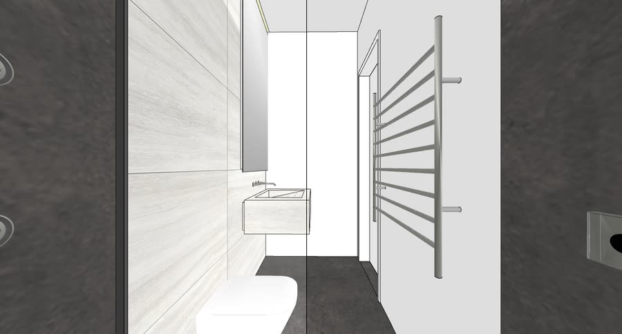 Son bathroom, first presentation, view 2