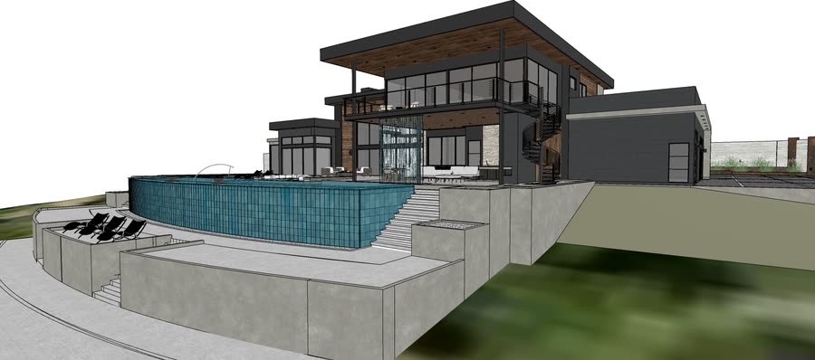 Exterior studies, frame 7