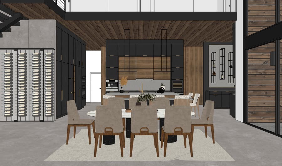 Interiors, earlier set, frame 8