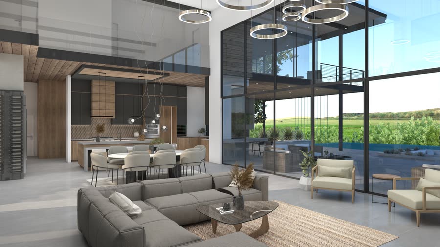 Interior renderings, round one, frame 14