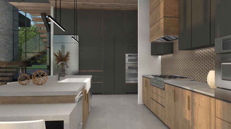 Interior renderings, round one, frame 3