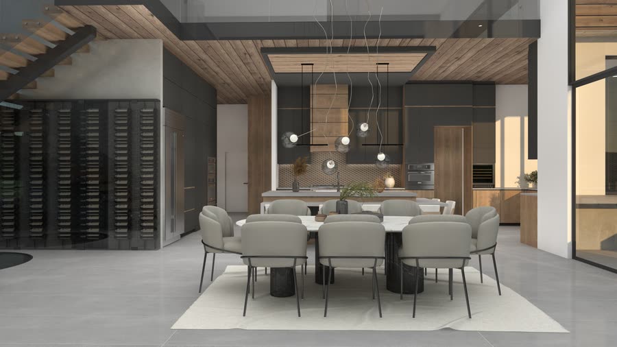 Interior renderings, round one, frame 7