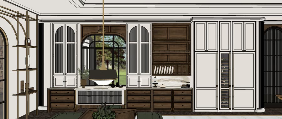 Chapter House, first drafts of the kitchen, frame 18