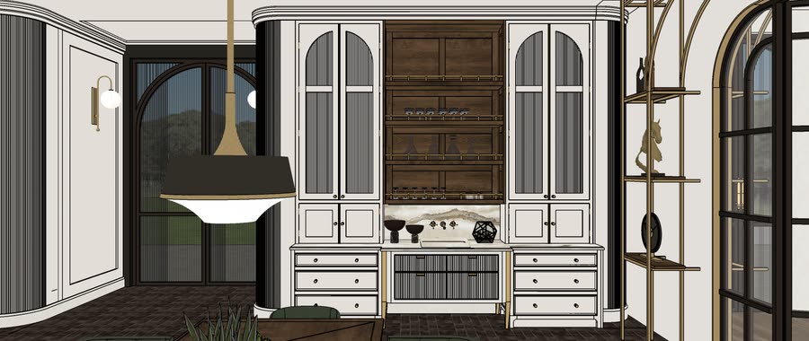 Chapter House, first drafts of the kitchen, frame 21
