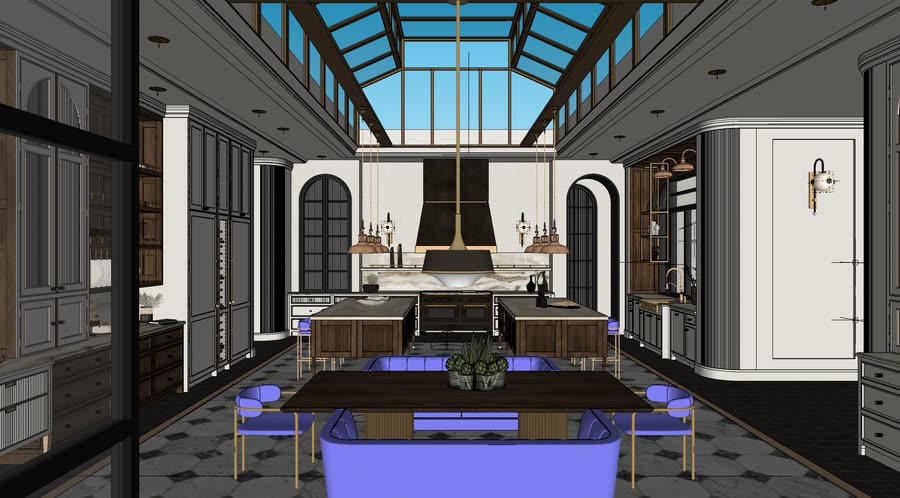 Chapter House, second drafts across the building, frame 1