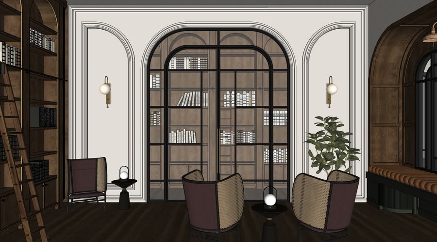 Chapter House, second drafts across the building, frame 11