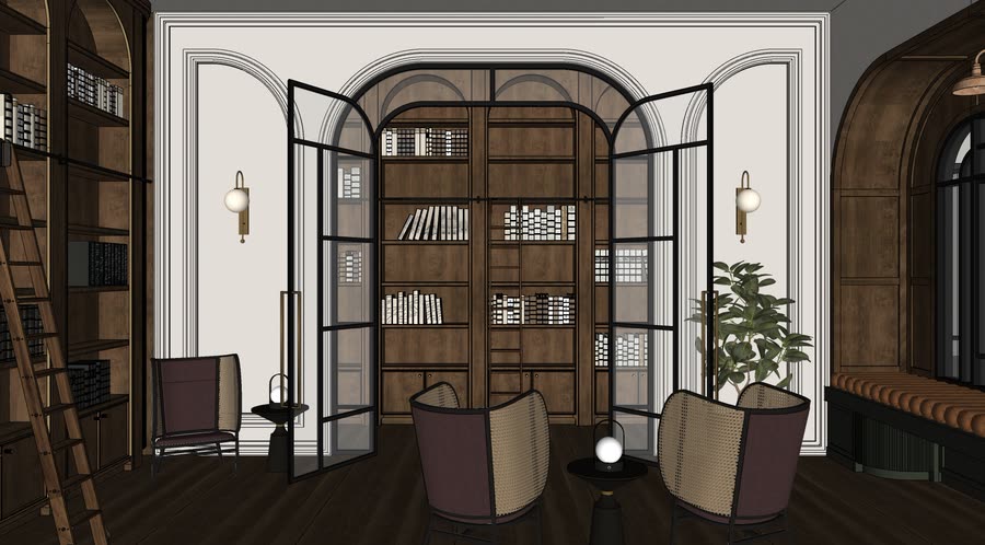 Chapter House, second drafts across the building, frame 12