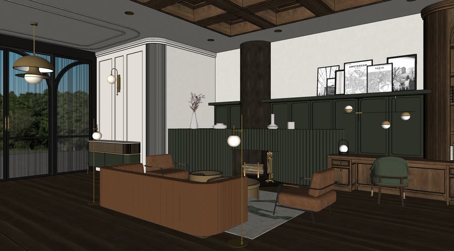 Chapter House, second drafts across the building, frame 16