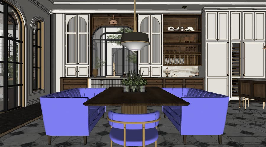Chapter House, second drafts across the building, frame 4