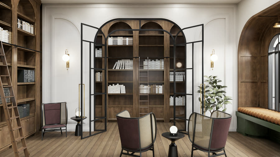 Chapter House, second V-Ray pass, frame 11