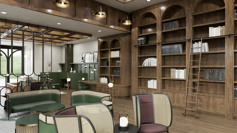 Chapter House, second V-Ray pass, frame 13