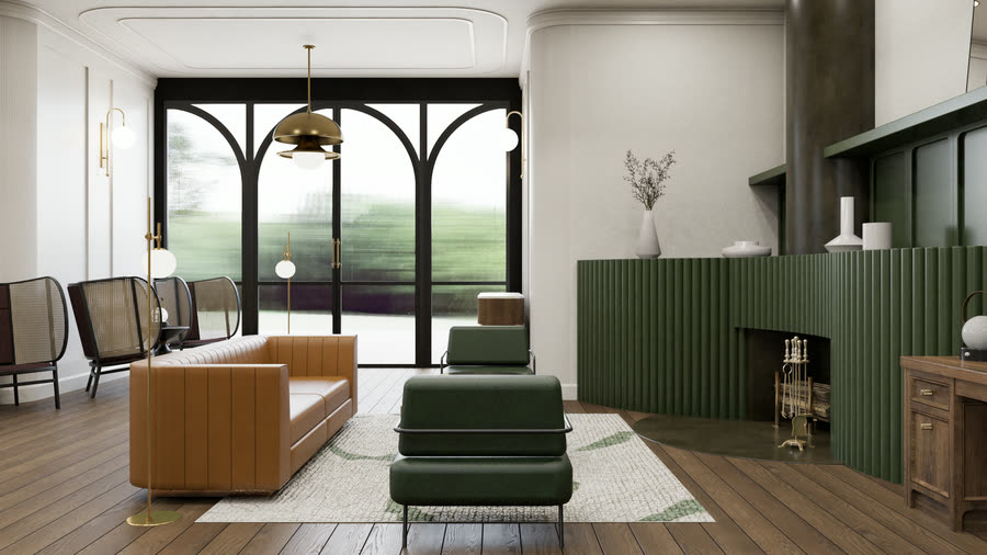 Chapter House, second V-Ray pass, frame 18