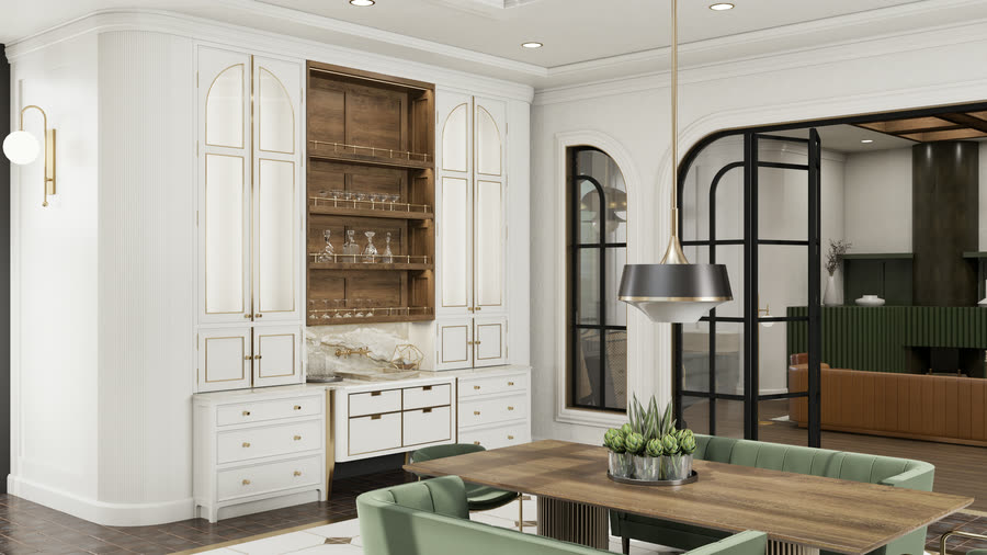 Chapter House, second V-Ray pass, frame 8