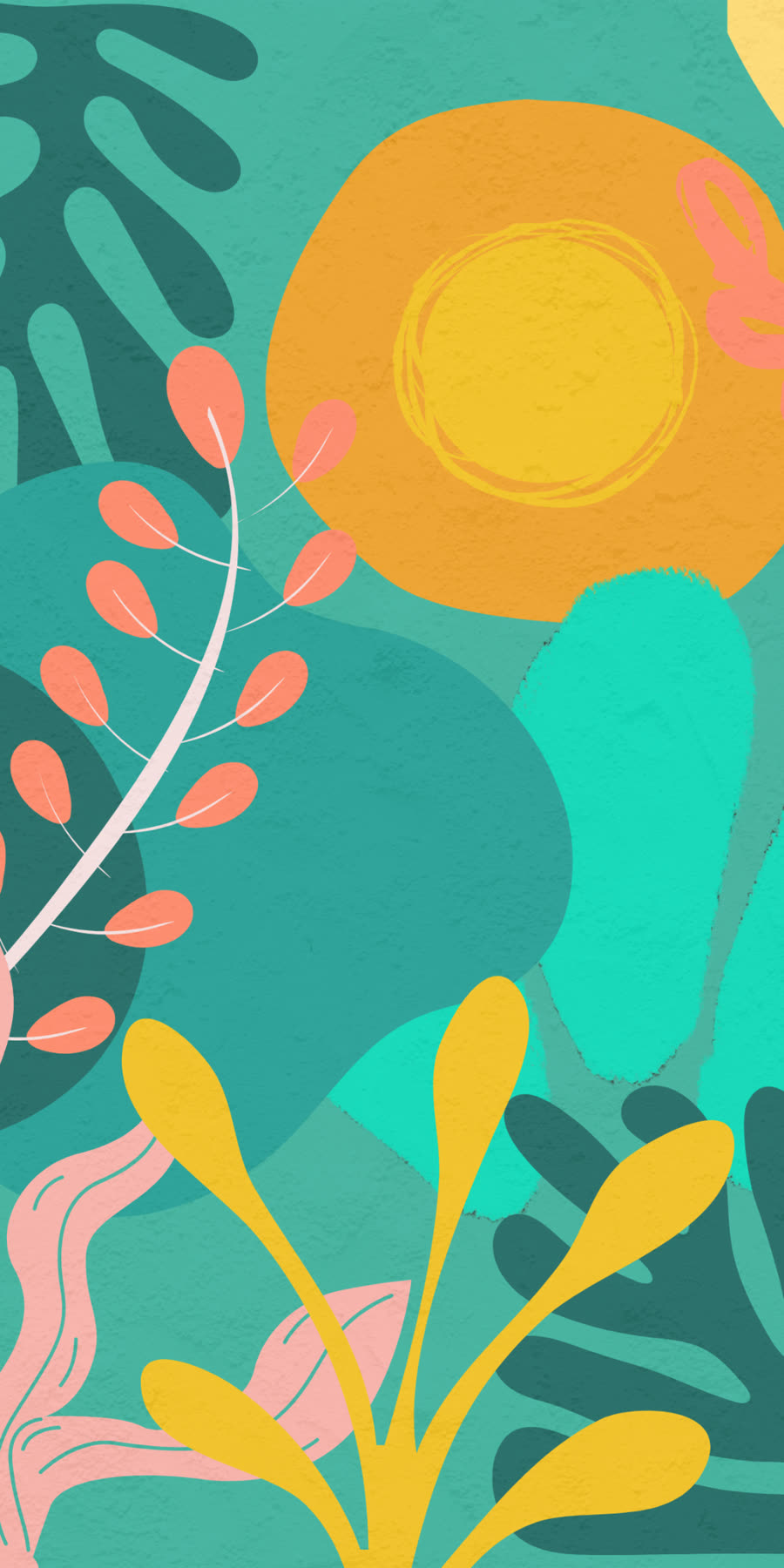 Mural option five in the same palette