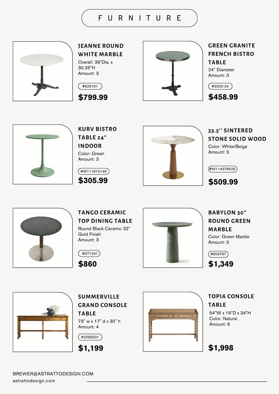 Catalogue page 9: fittings listed with model number, dimensions, supplier and price