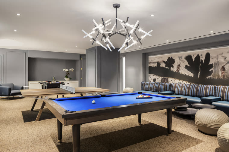 Ground floor entertaining space and bar reference, image 12