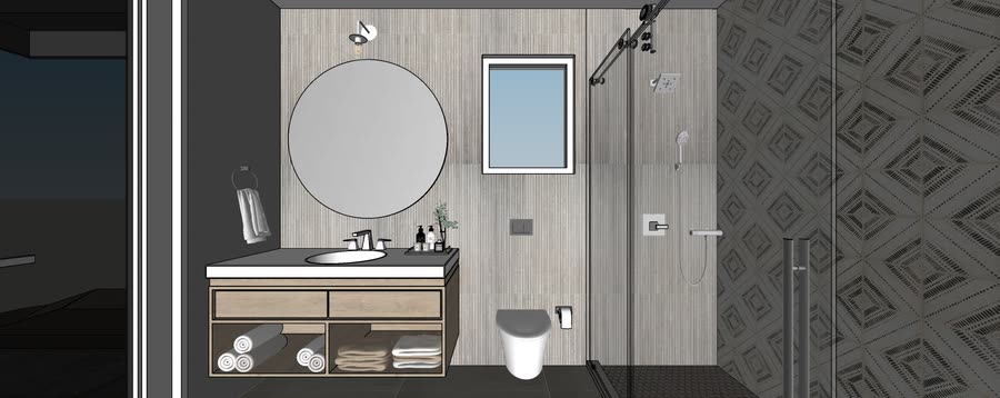 Bathrooms, drafts two, frame 2