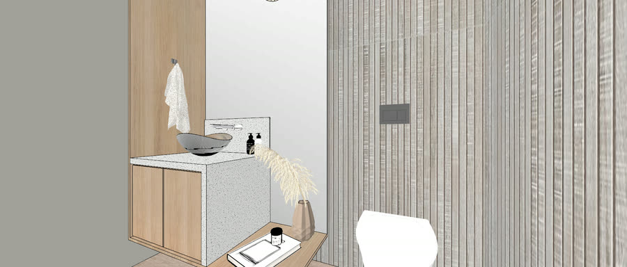Bathrooms, drafts three, frame 4