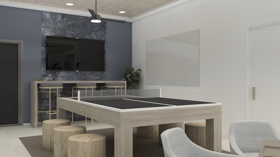 Lower level, renderings, frame 1