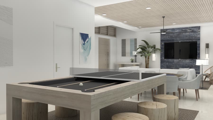Lower level, renderings, frame 3