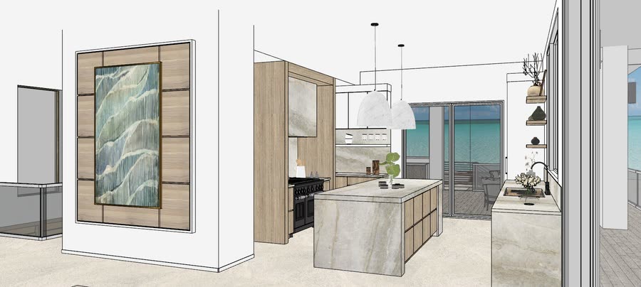 Main areas, drafts one, frame 8