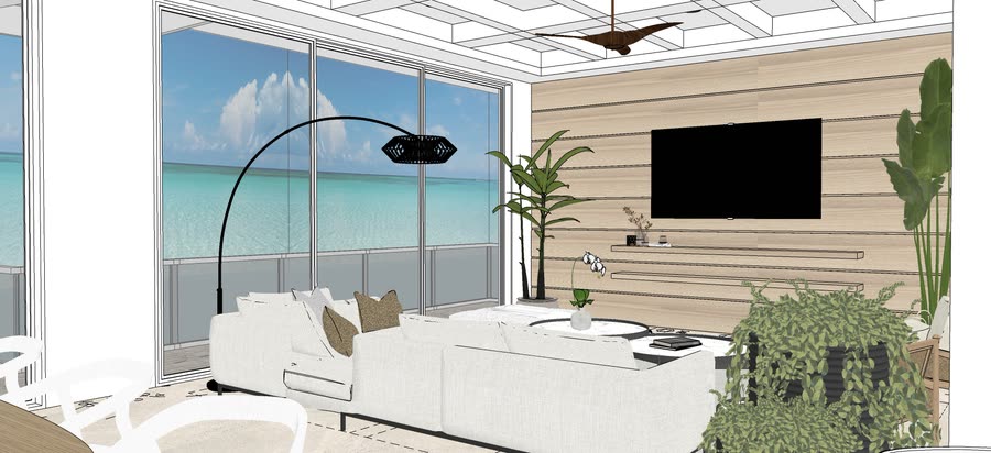 Main areas, drafts two, frame 1