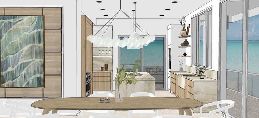 Main areas, drafts two, frame 2