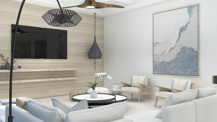 Main areas, renderings, frame 8